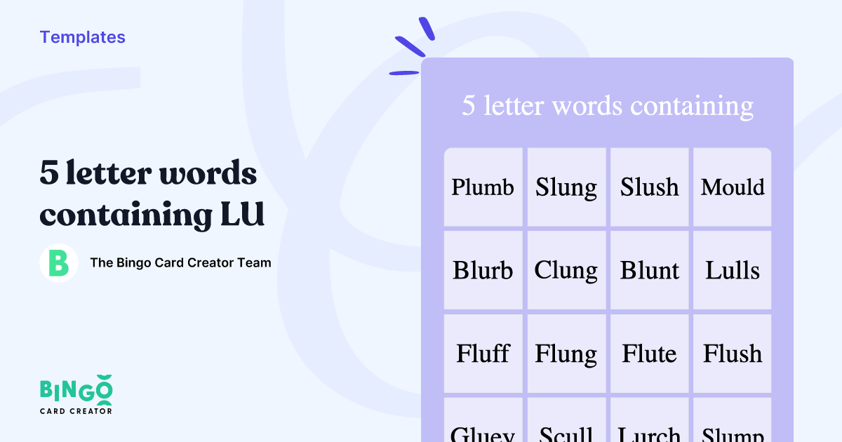 5 Letter Words Containing LU Bingo Card Creator 5-letter-words-containing-lu-bingo-card-creator
